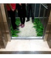 کفپوش سه بعدی آسانسور طرح چمنزار