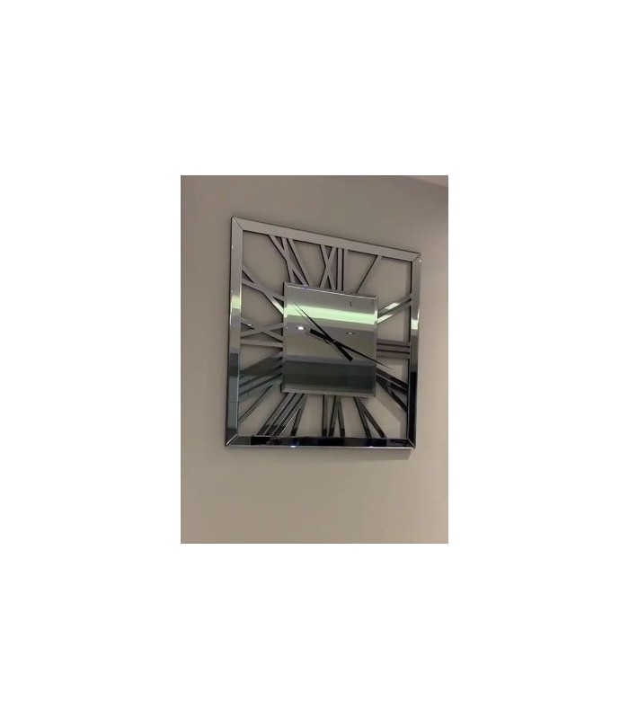 ساعت دیواری آینه ای طرح سهیلا