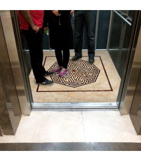کفپوش سه بعدی آسانسور طرح لوکس