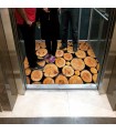 کفپوش سه بعدی آسانسور طرح الوار